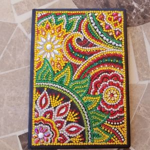 Jeweled Sunrise Soft Leather Notebook/journal NWOT